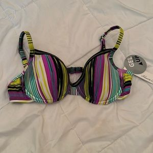 Kenneth Cole Gel Push Up Bikini Top NWT Size 32B/C